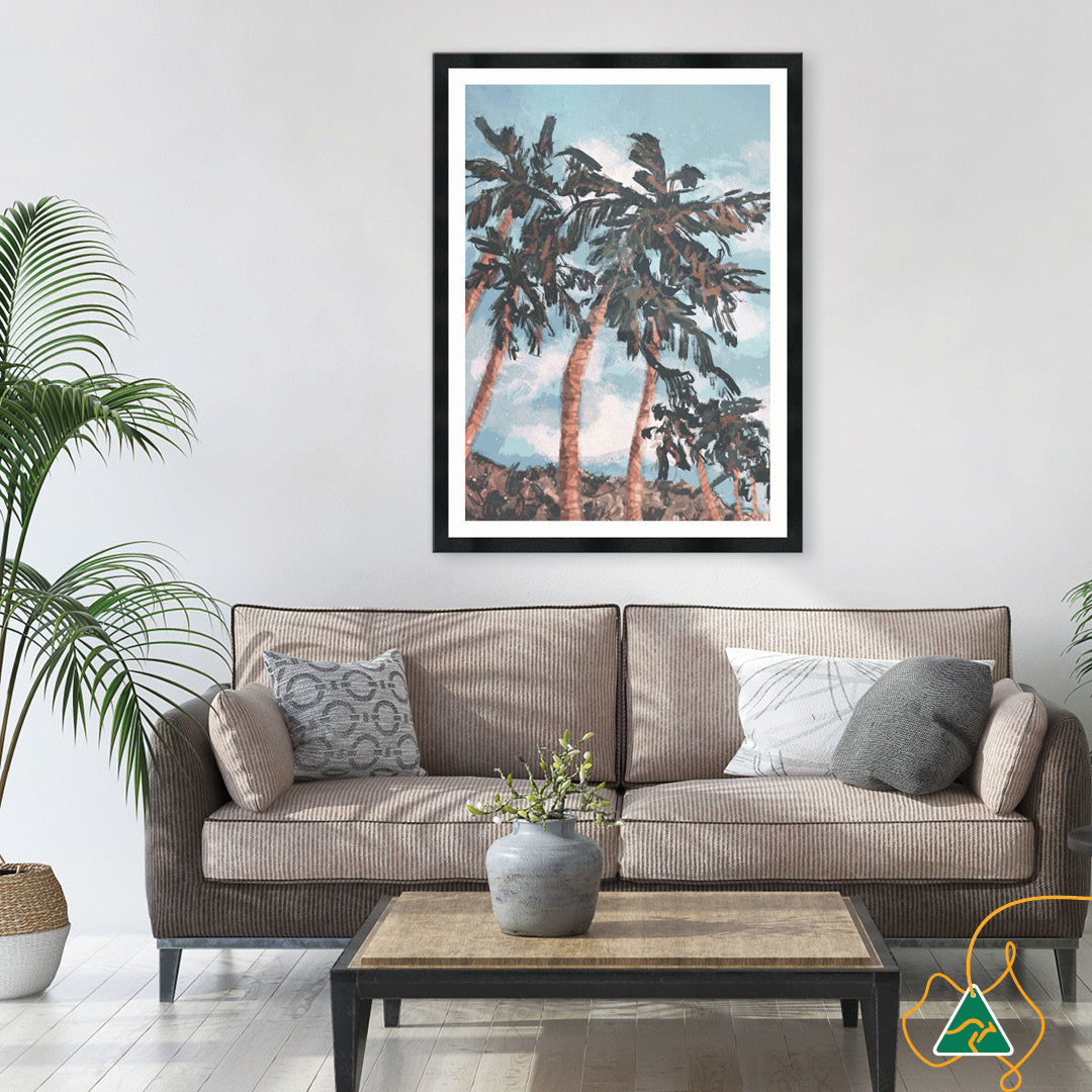 PALM BEACH I - Framed Print