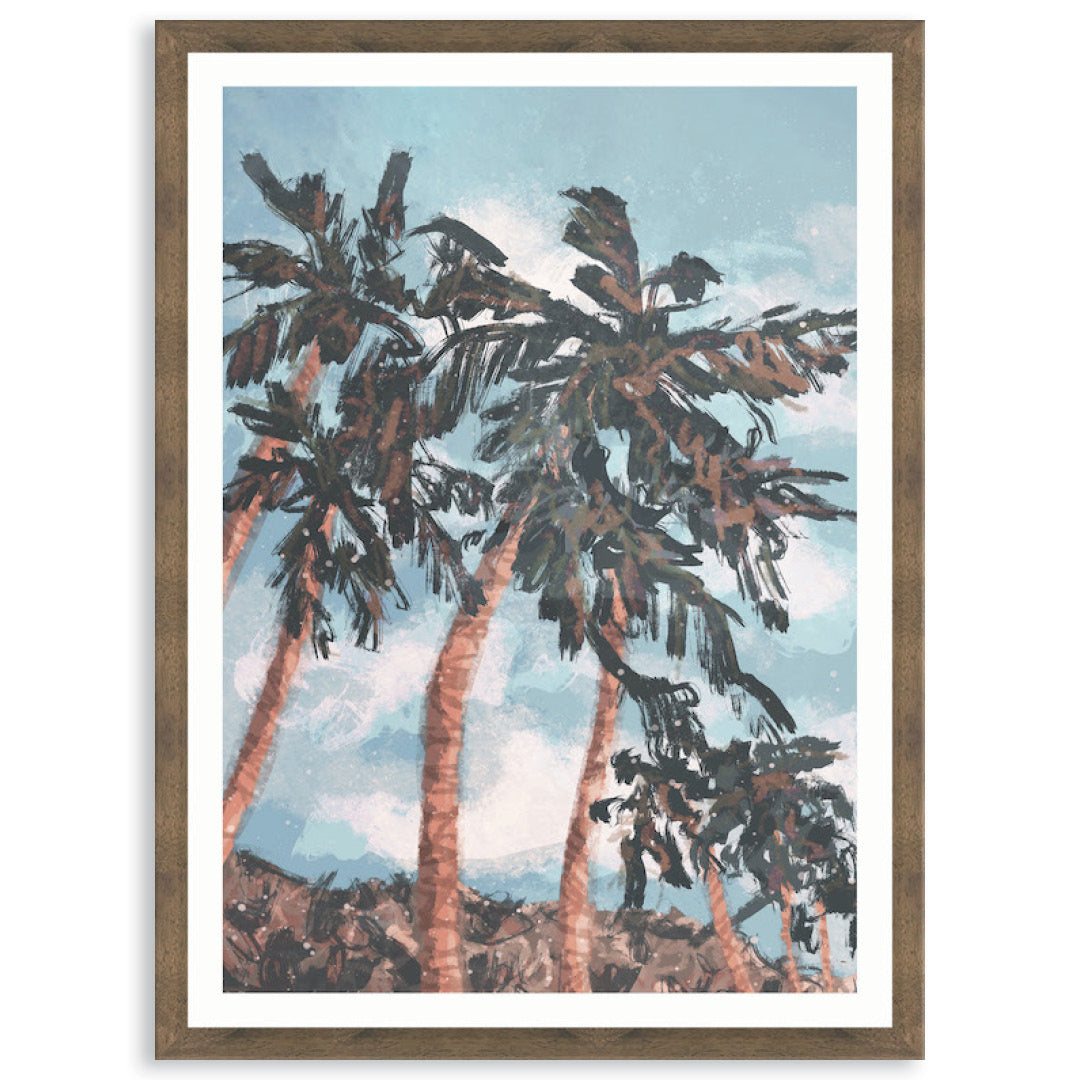 PALM BEACH I - Framed Print