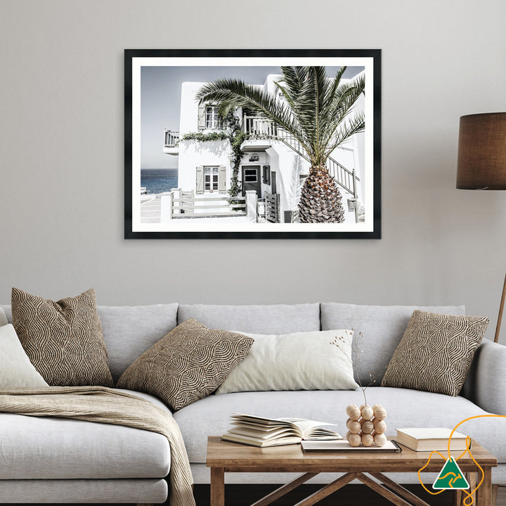 MYKONOS I - Framed Print