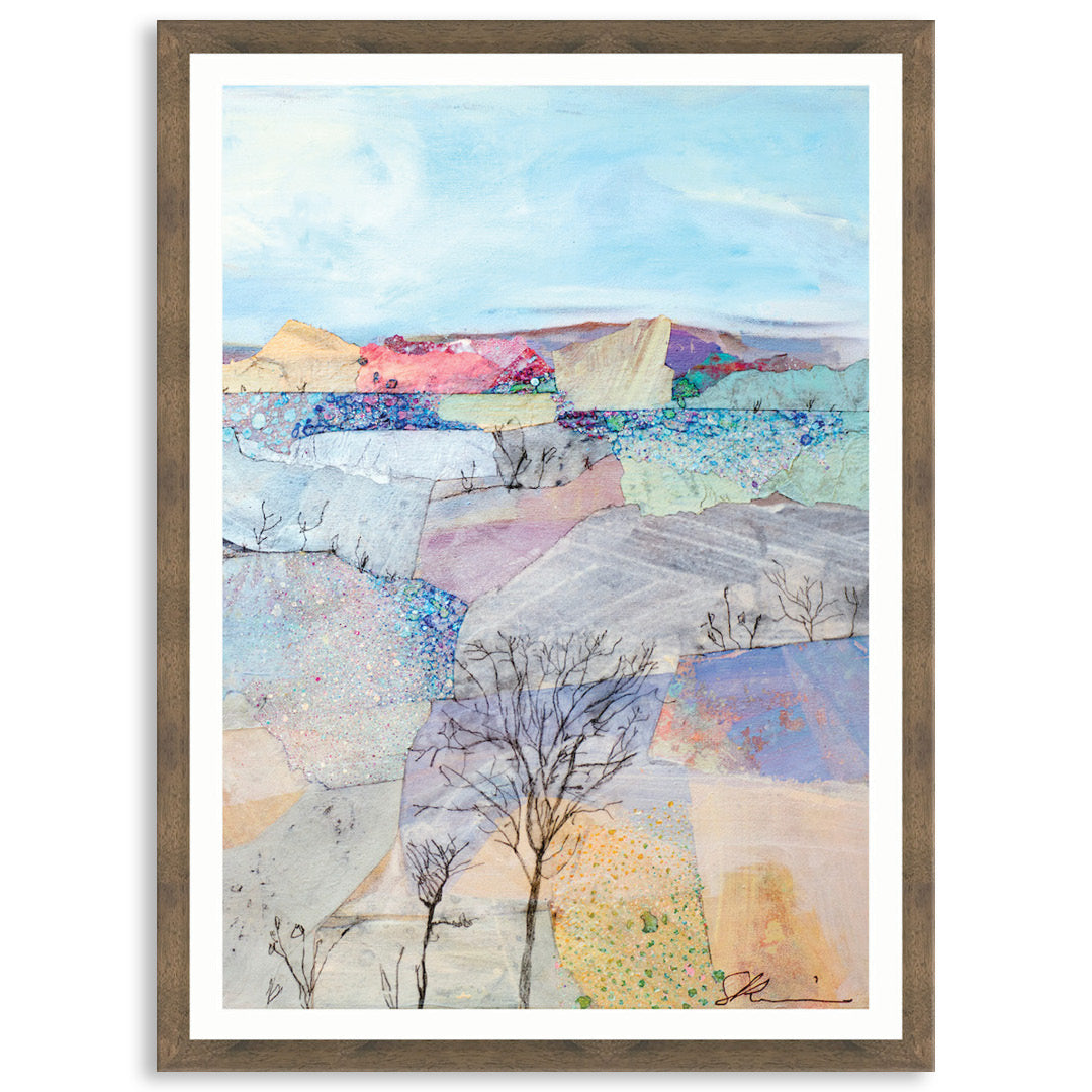 SPARKLING HORIZONS I - Framed Print