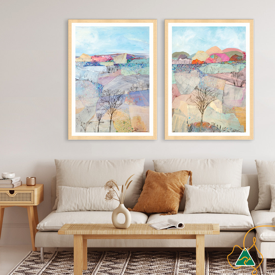 SPARKLING HORIZONS I - Framed Print