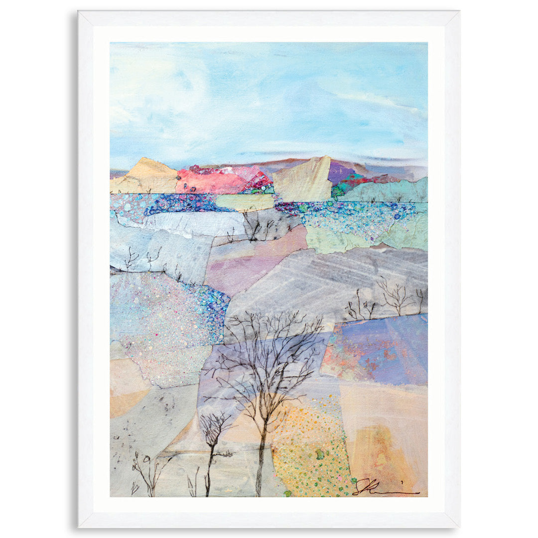 SPARKLING HORIZONS I - Framed Print