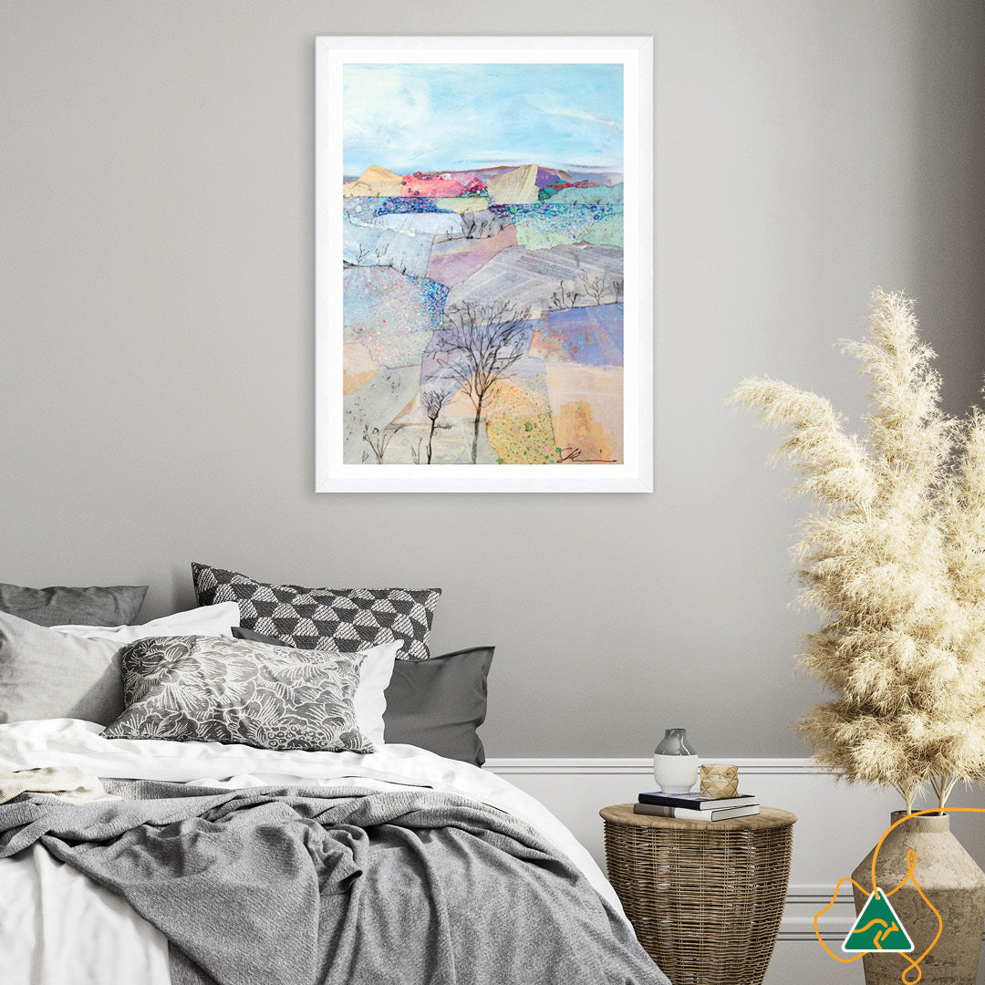 SPARKLING HORIZONS I - Framed Print