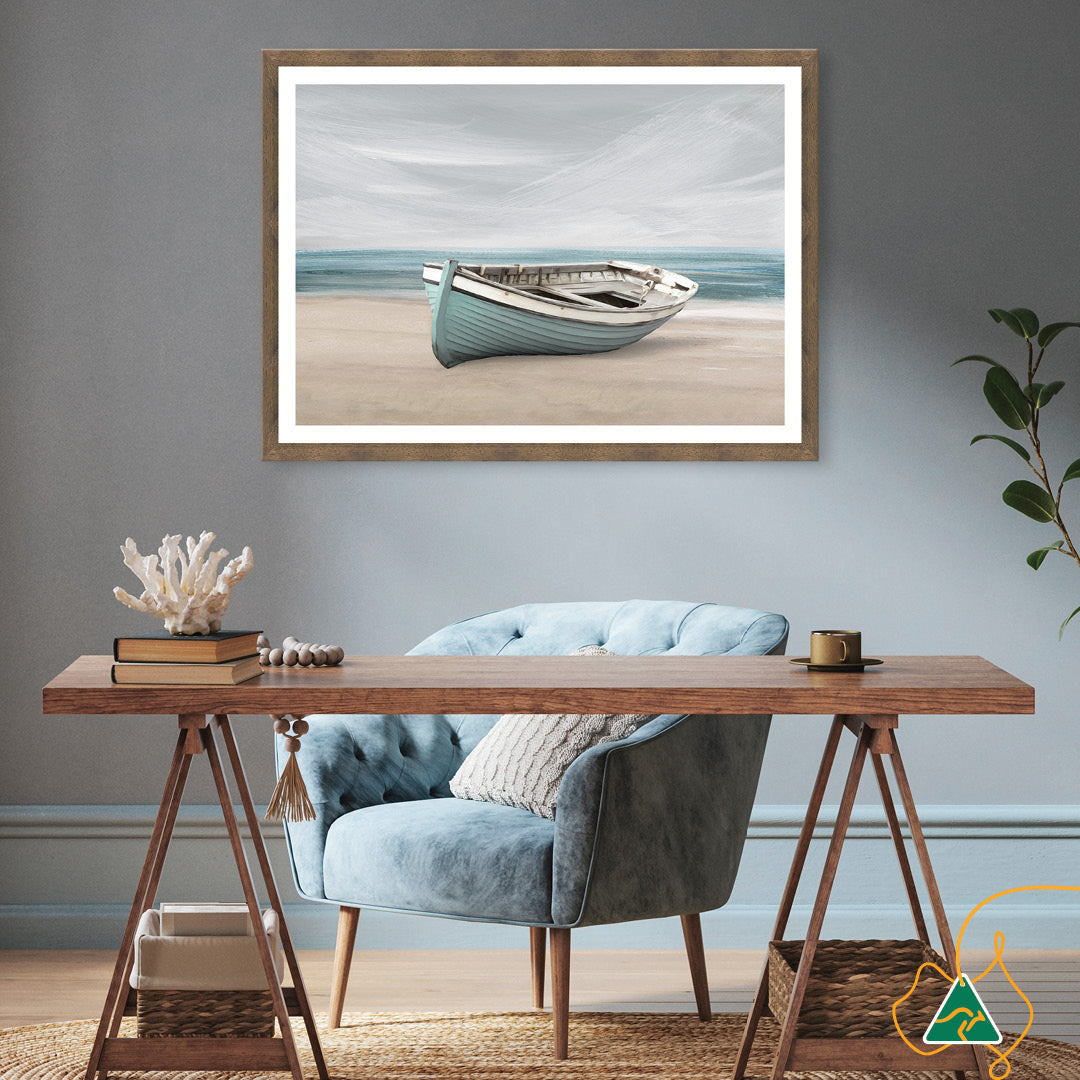 ROW BOAT I - Framed Print