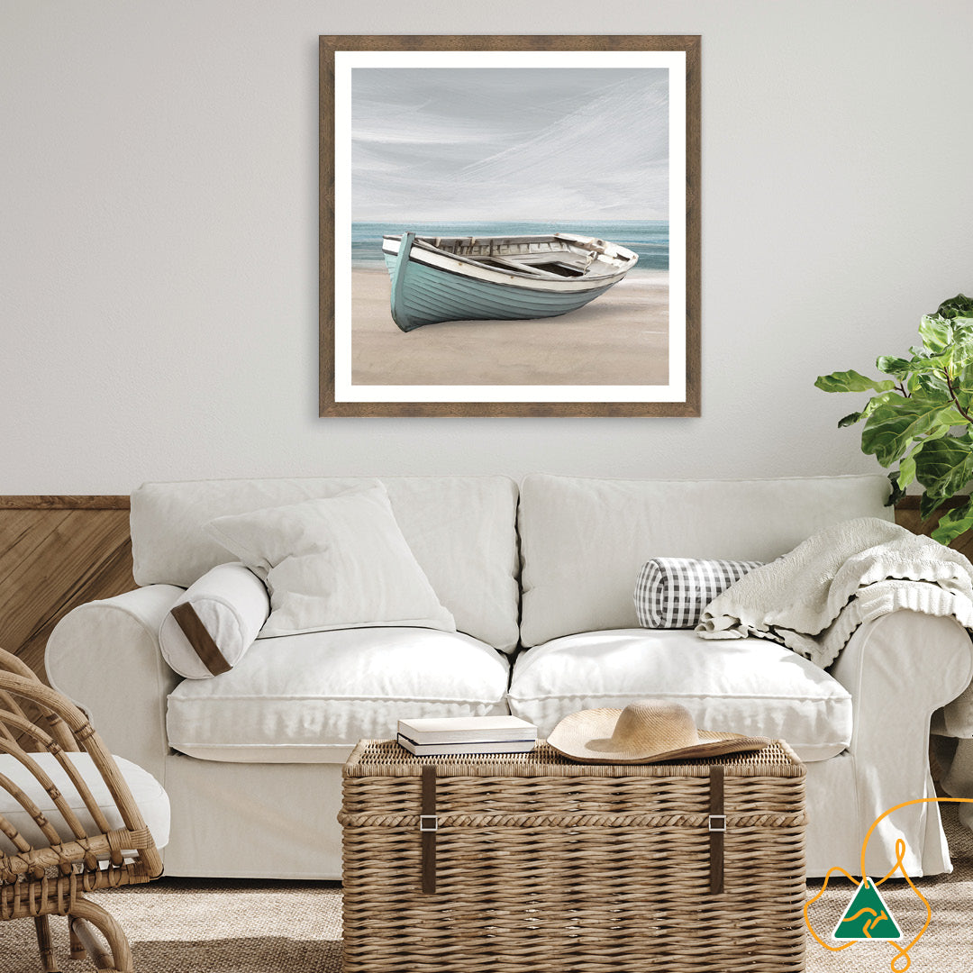 ROW BOAT II - Framed Print