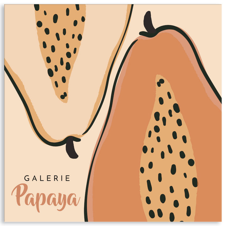 GALERIE PAPAYA I - Canvas Print