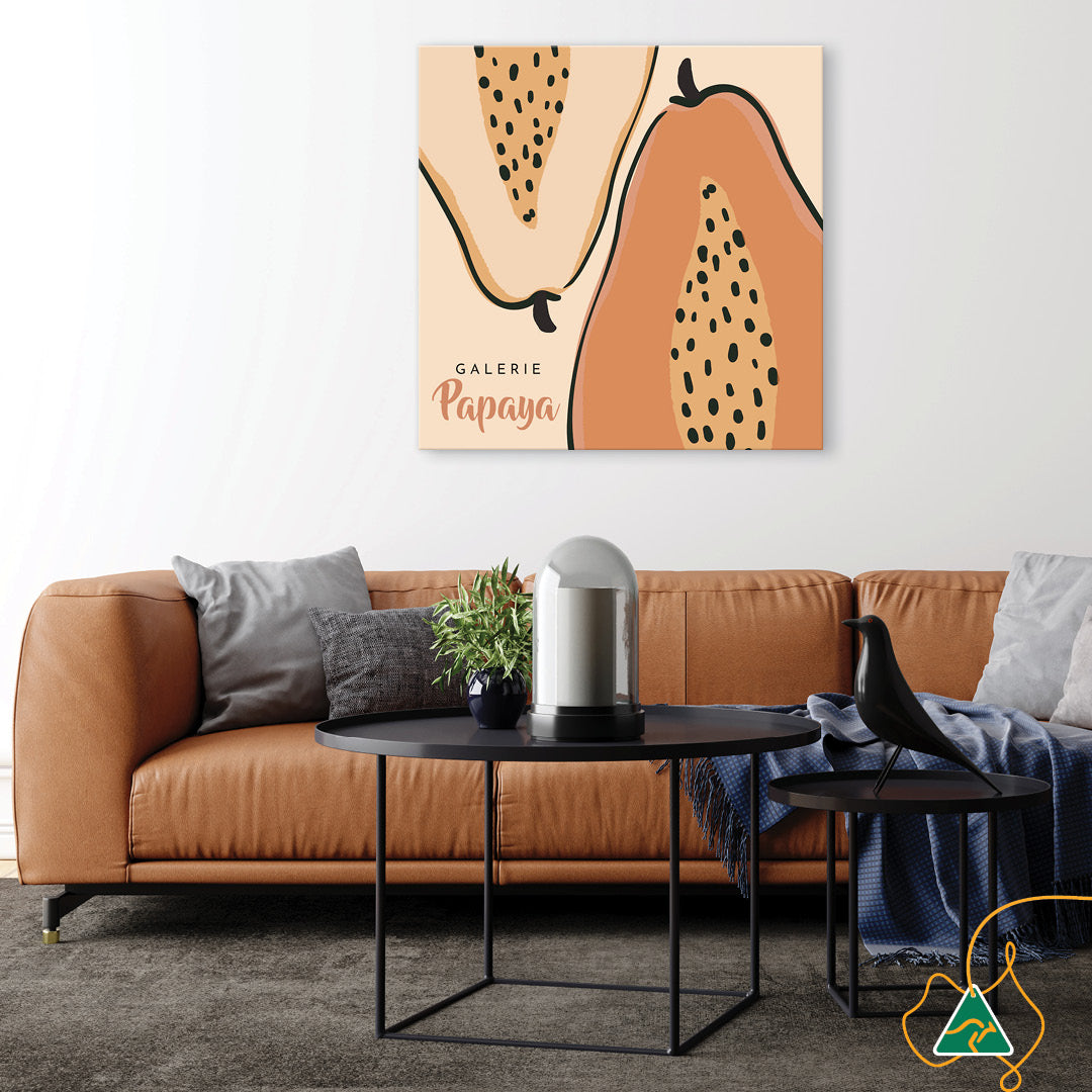 GALERIE PAPAYA I - Canvas Print