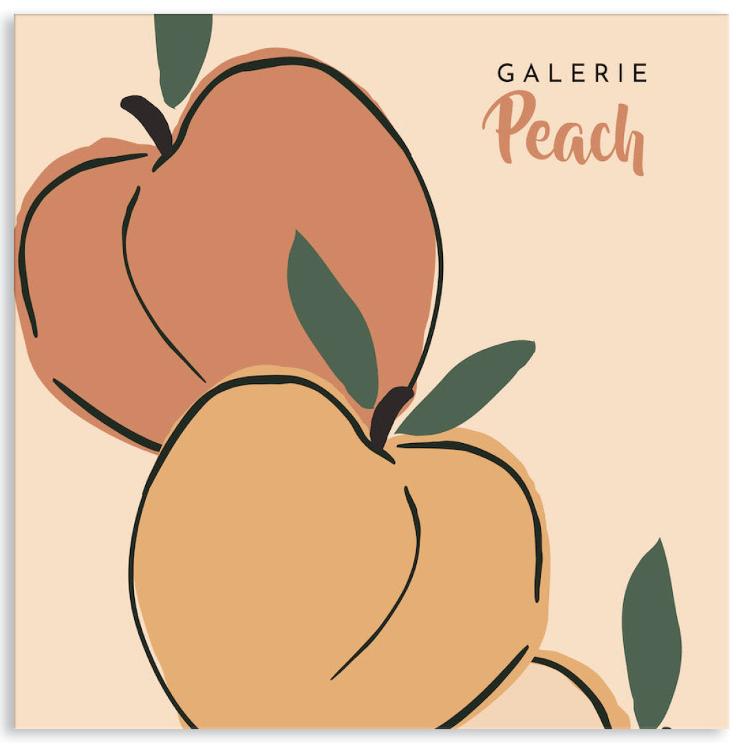 GALERIE PEACH I - Canvas Print