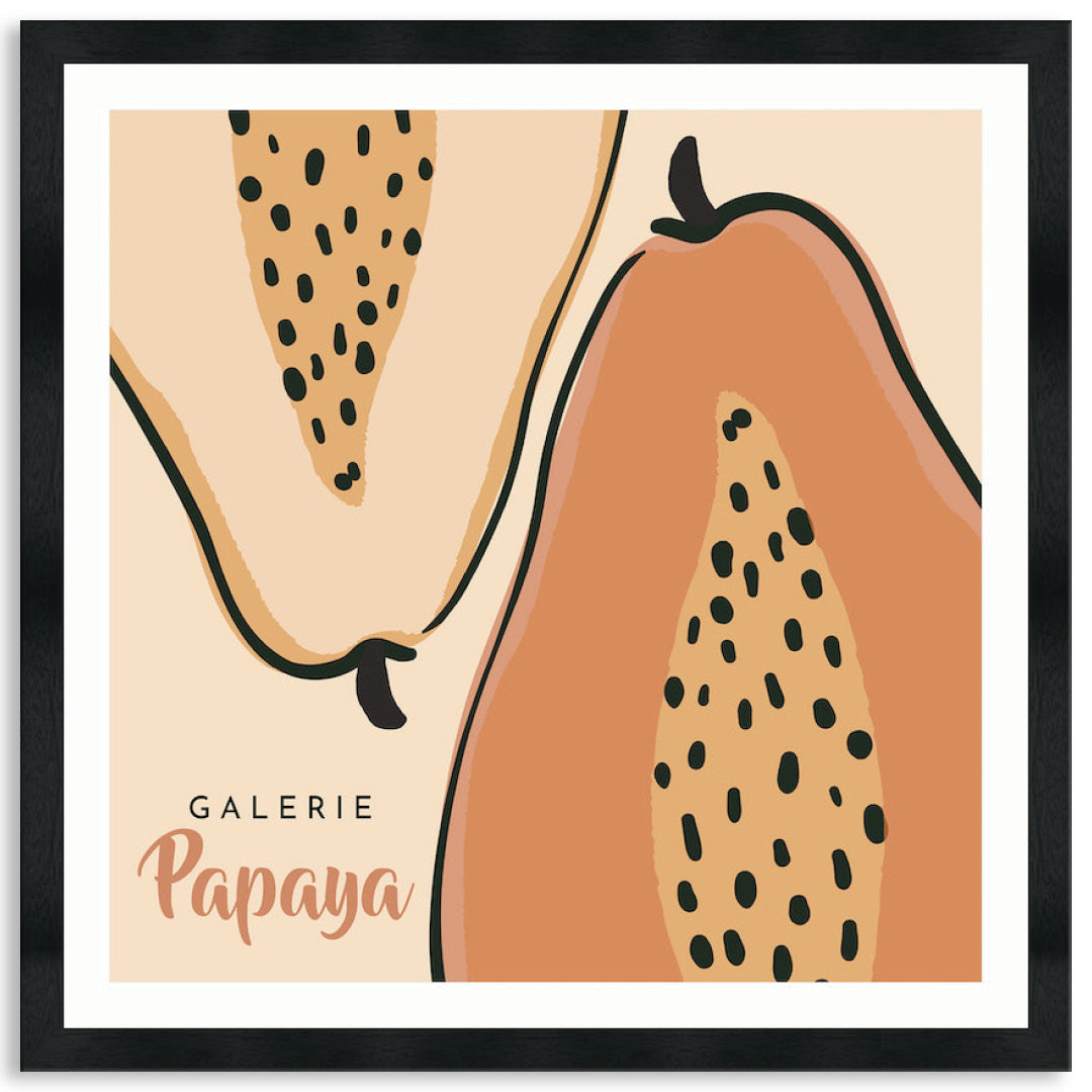 GALERIE PAPAYA I - Framed Print