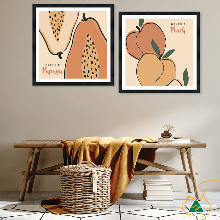 GALERIE PAPAYA I - Framed Print