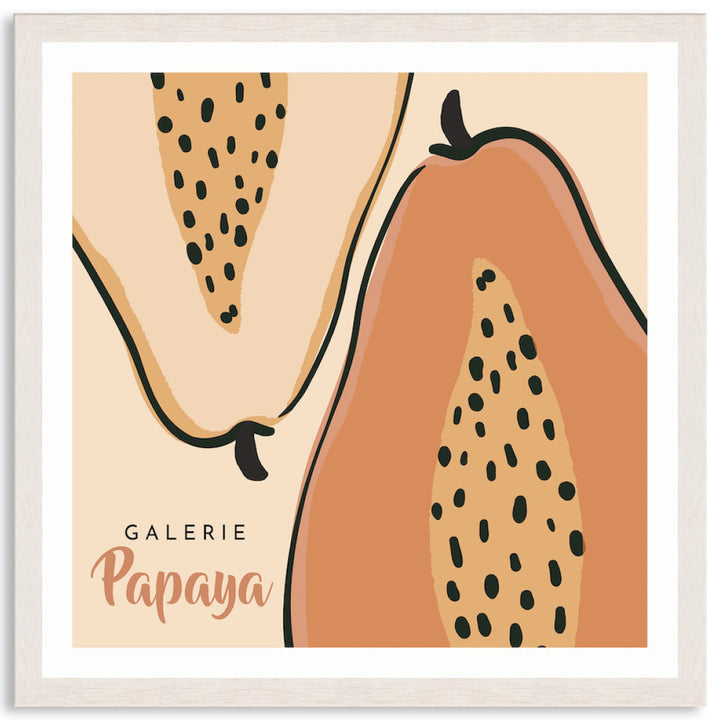 GALERIE PAPAYA I - Framed Print