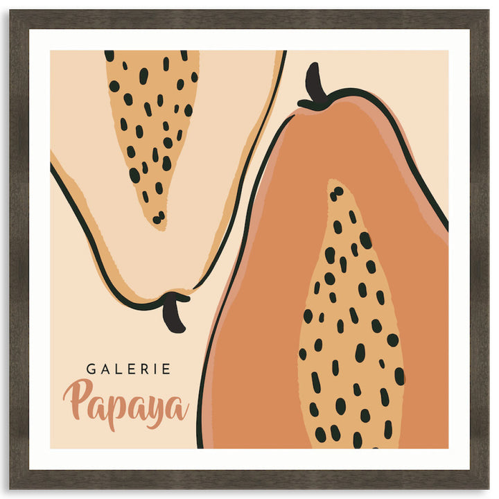 GALERIE PAPAYA I - Framed Print