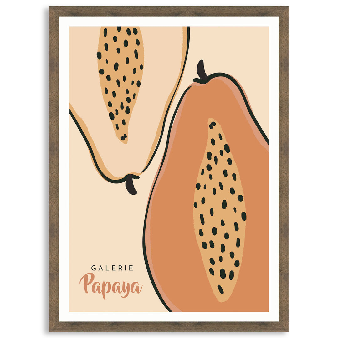 GALERIE PAPAYA II - Framed Print