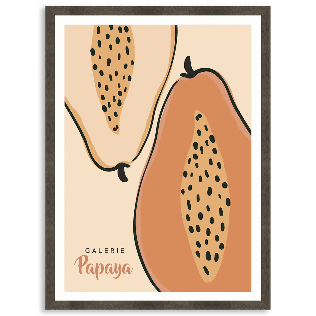 GALERIE PAPAYA II - Framed Print