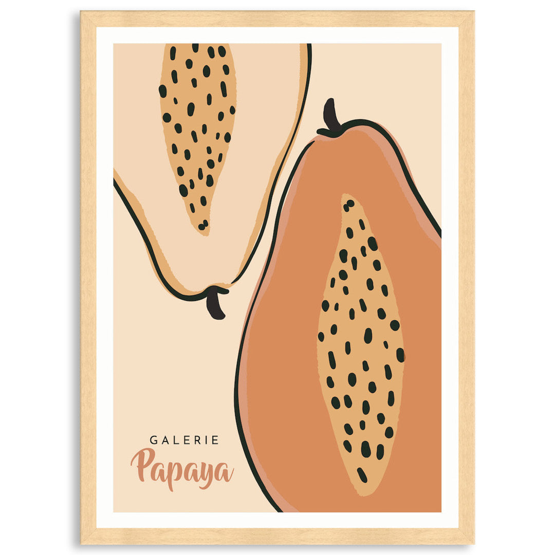 GALERIE PAPAYA II - Framed Print