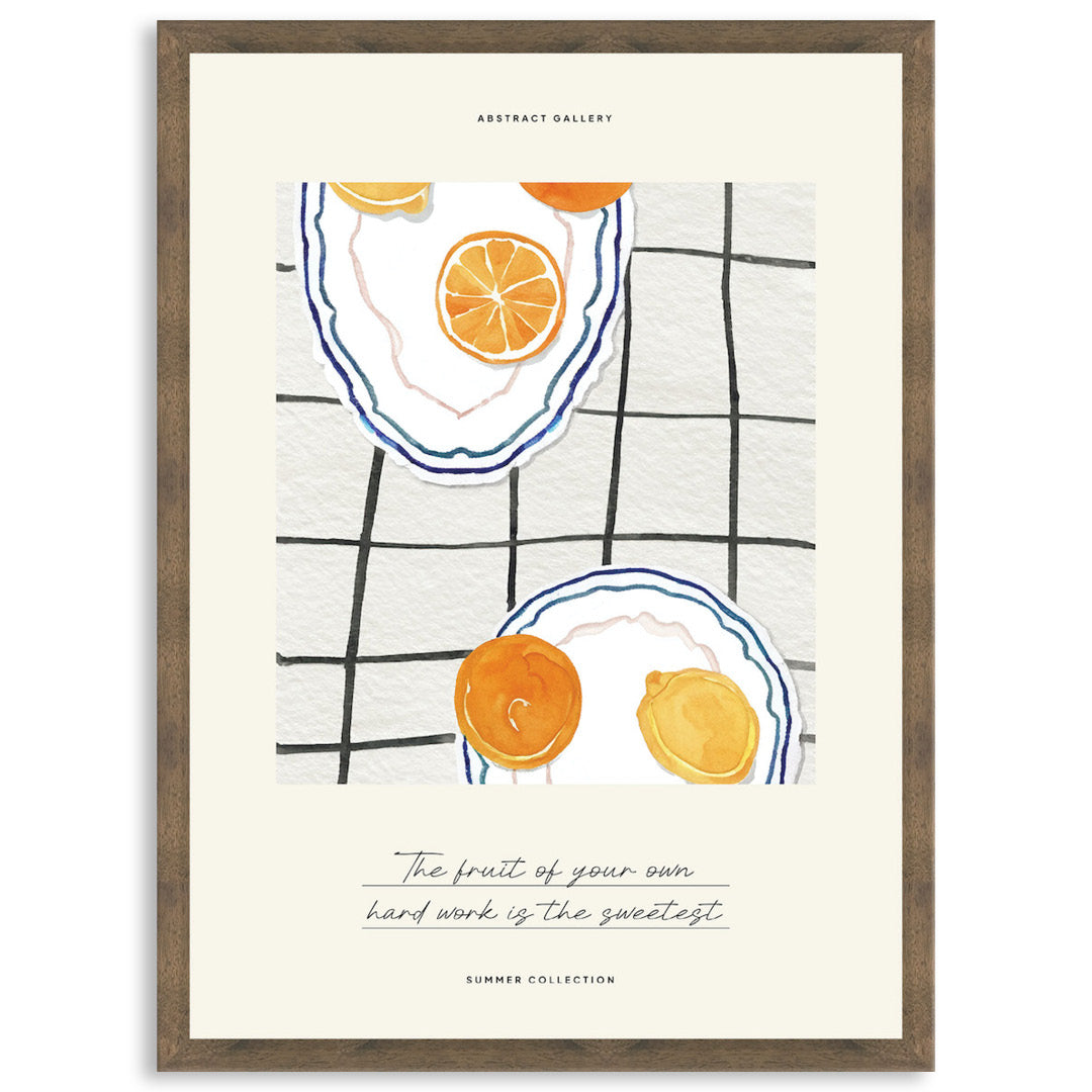 FRESH FRUIT II - Framed Print