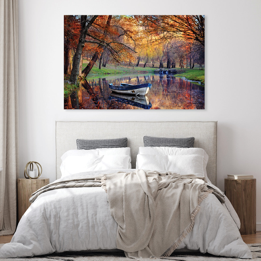 AUTUMN MORNING - Glass Art